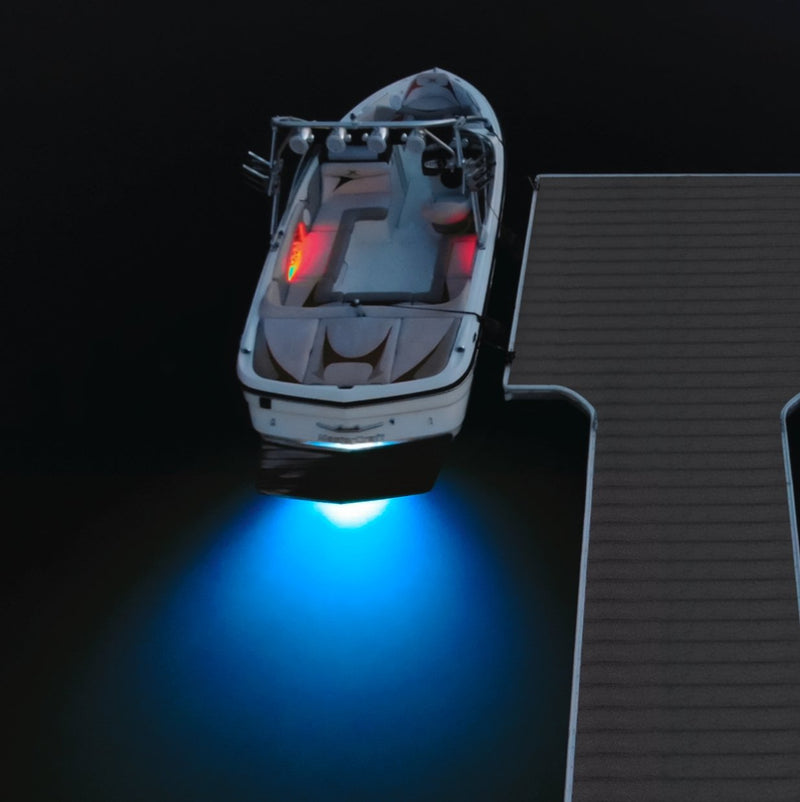 3.5" BLUE MARINE UNDERWATER TRANSOM LED