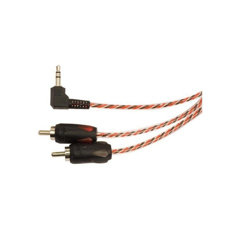 4000: 2 CHANNEL AUXILIARY CABLE TO STEREO RCA INTERCONNECT 6FT/1.8M