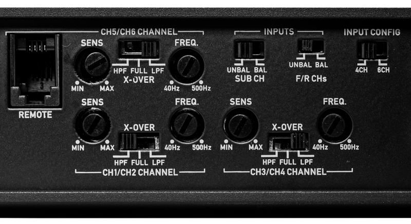 GX 1200W 6-Channel Full Range Class D Amplifier