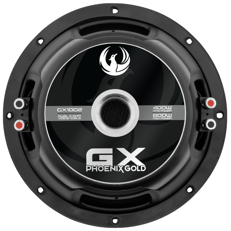 GX 10" High Performance Dual 2-Ohm Subwoofer