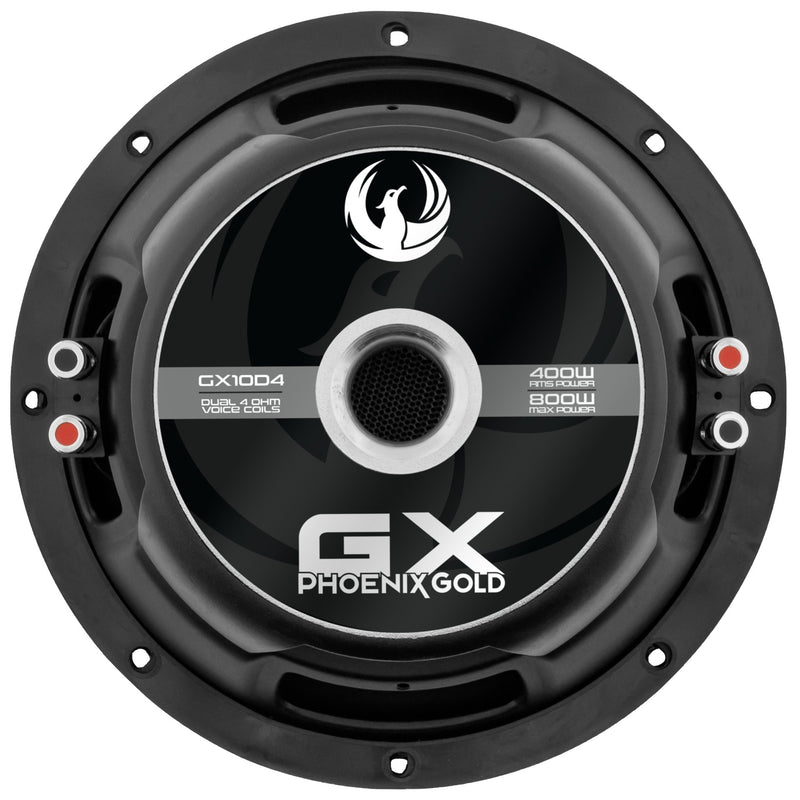GX 10" High Performance Dual 4-Ohm Subwoofer